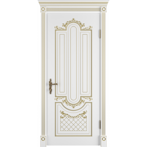 Александрия Эмаль белая патина золото (900*2000)