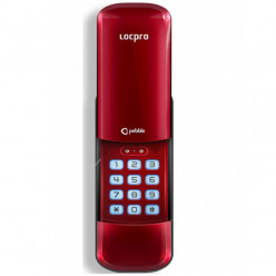 Накладной электронный дверной замок LocPro C50R2 Series Red Digital Door Lock