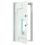 Арт. 125х35 Glass Facet Premium White, L-700 мм