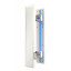 Арт. 125х35 Glass Facet Premium White, L-700 мм