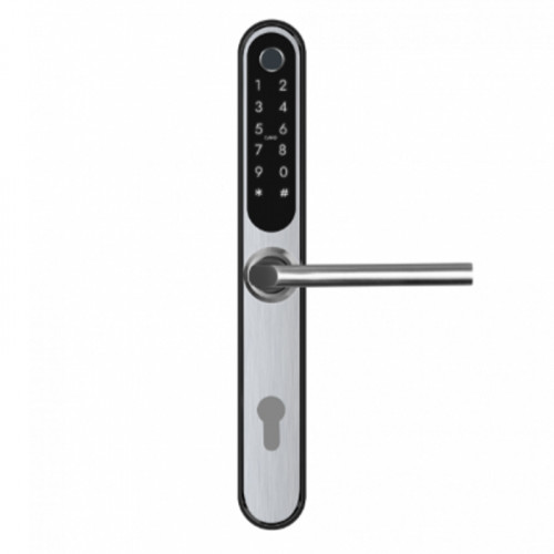 Электронный дверной замок Home Slim SILVER Novilock v.4237 Электронный дверной замок Home Slim SILVER Novilock v.4237