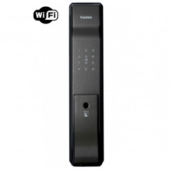 Врезной электронный дверной замок Kaadas K9-5W Black с отпечатком пальца