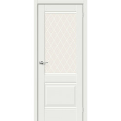 Прима-3 White Matt White Сrystal