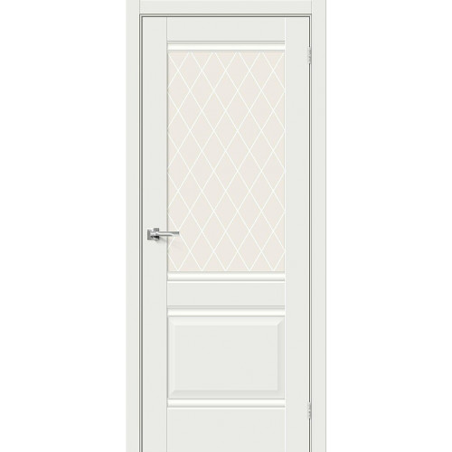 Прима-3 White Matt White Сrystal