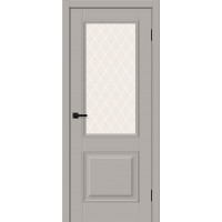 Классик-13 Grey Silk White Сrystal