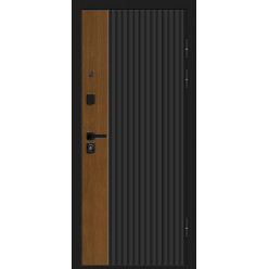 Optim Z-2 Вертикаль Муар черный-Грецкий Орех/Белый